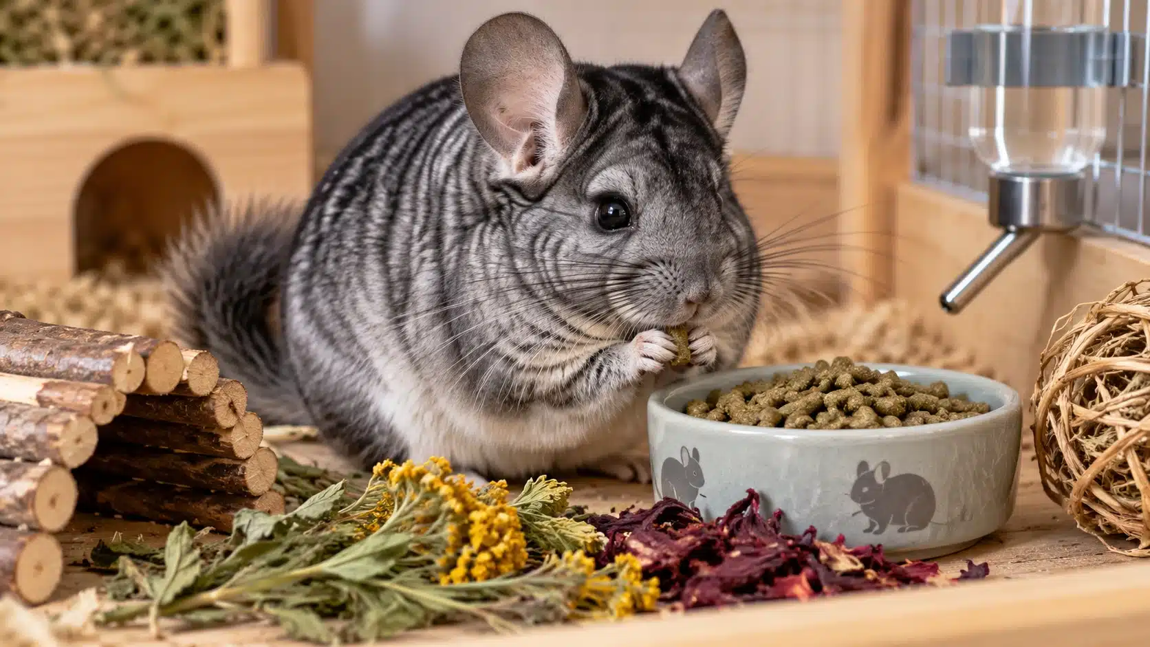 Alimentation du chinchilla