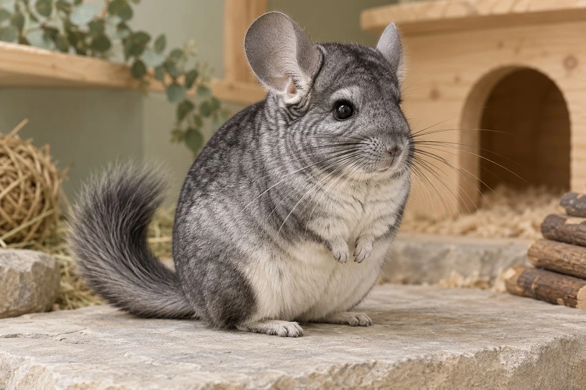 chinchilla à l'age adulte
