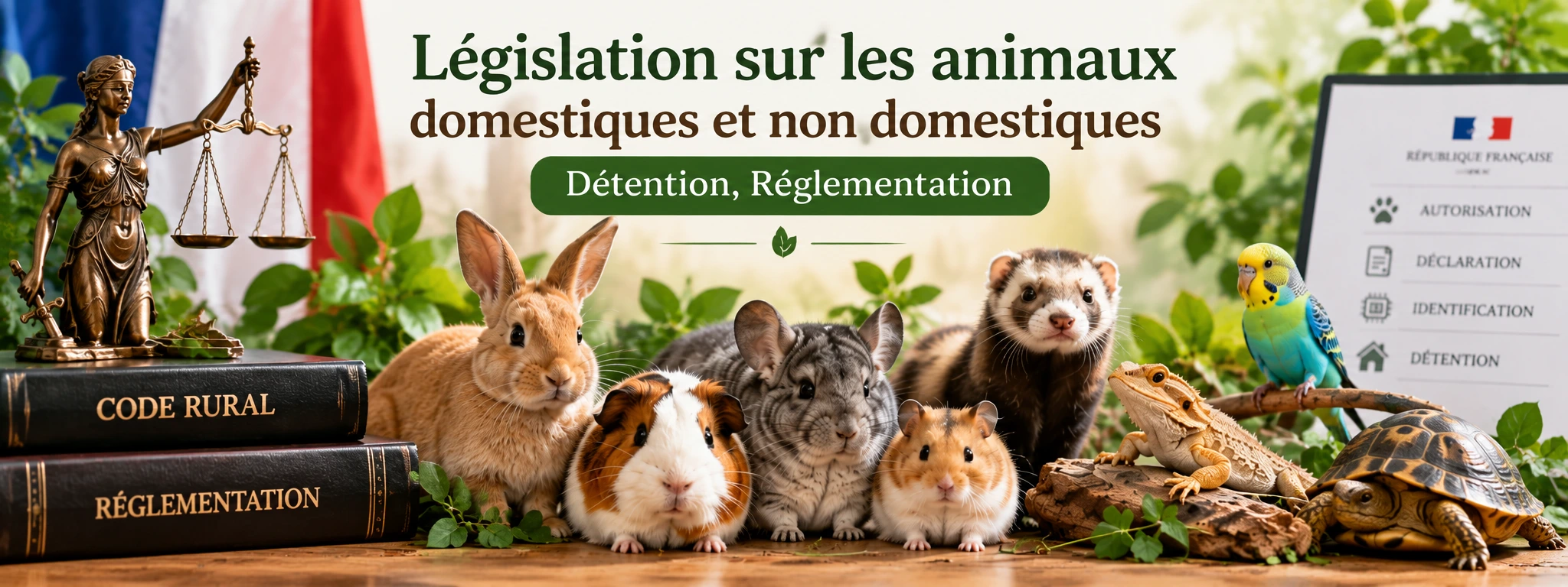 Législation sur les animaux domestiques et non domestiques