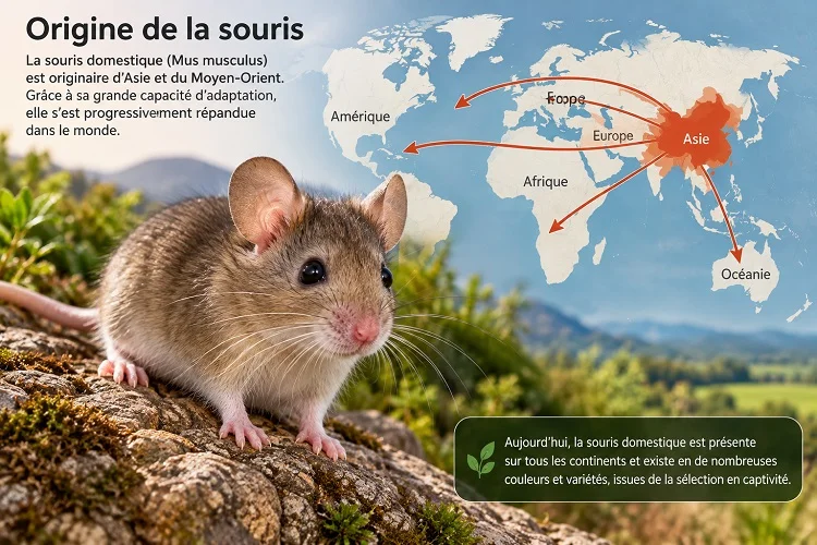 origine de la souris
