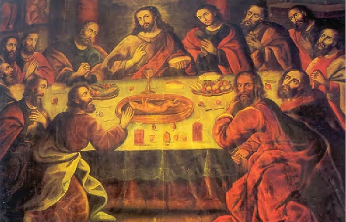 La Ultima Cena - Cathecral de Cuzco- Peru