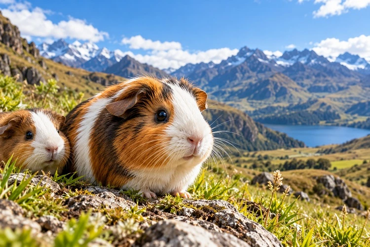 Origine du cochon d'Inde - Cochons d’Inde dans les Andes